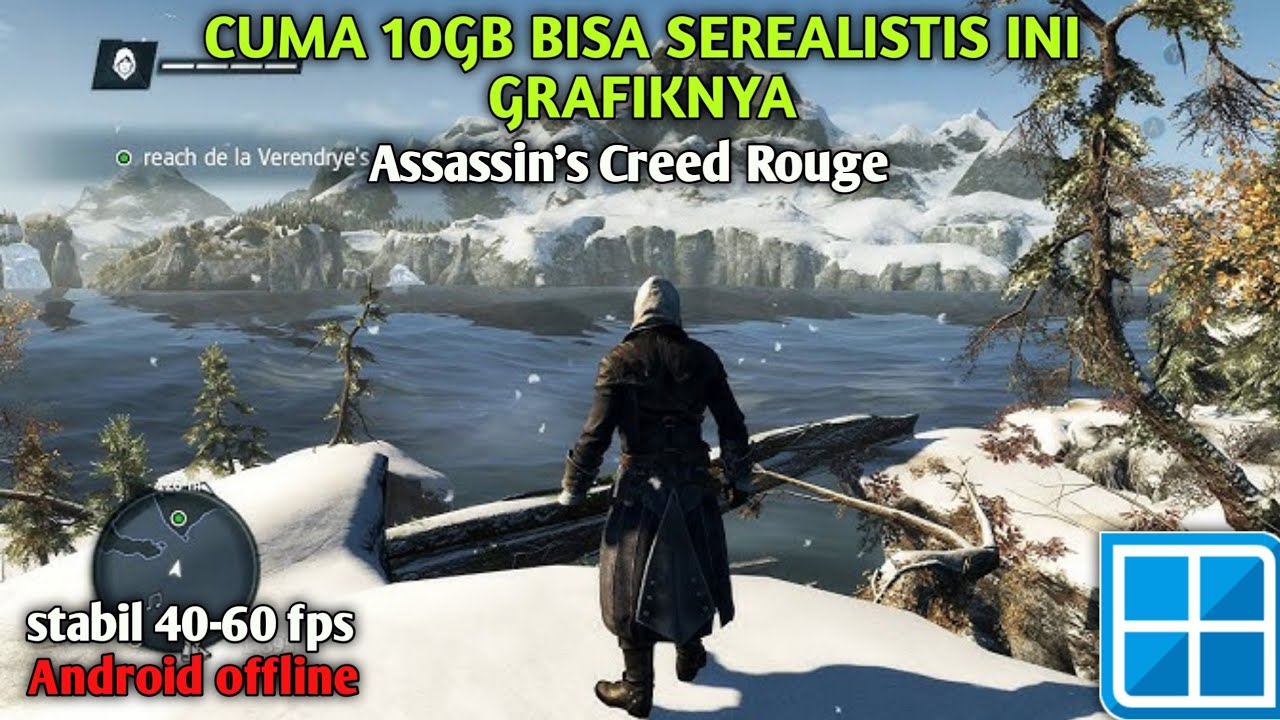 GILA 🔥 ASSASSINS CREED'S ROUGE CUMA 10GB TAPI GRAFIK SUPER REALISTIS | ❗️ LANCAR DI WINLATOR !!!