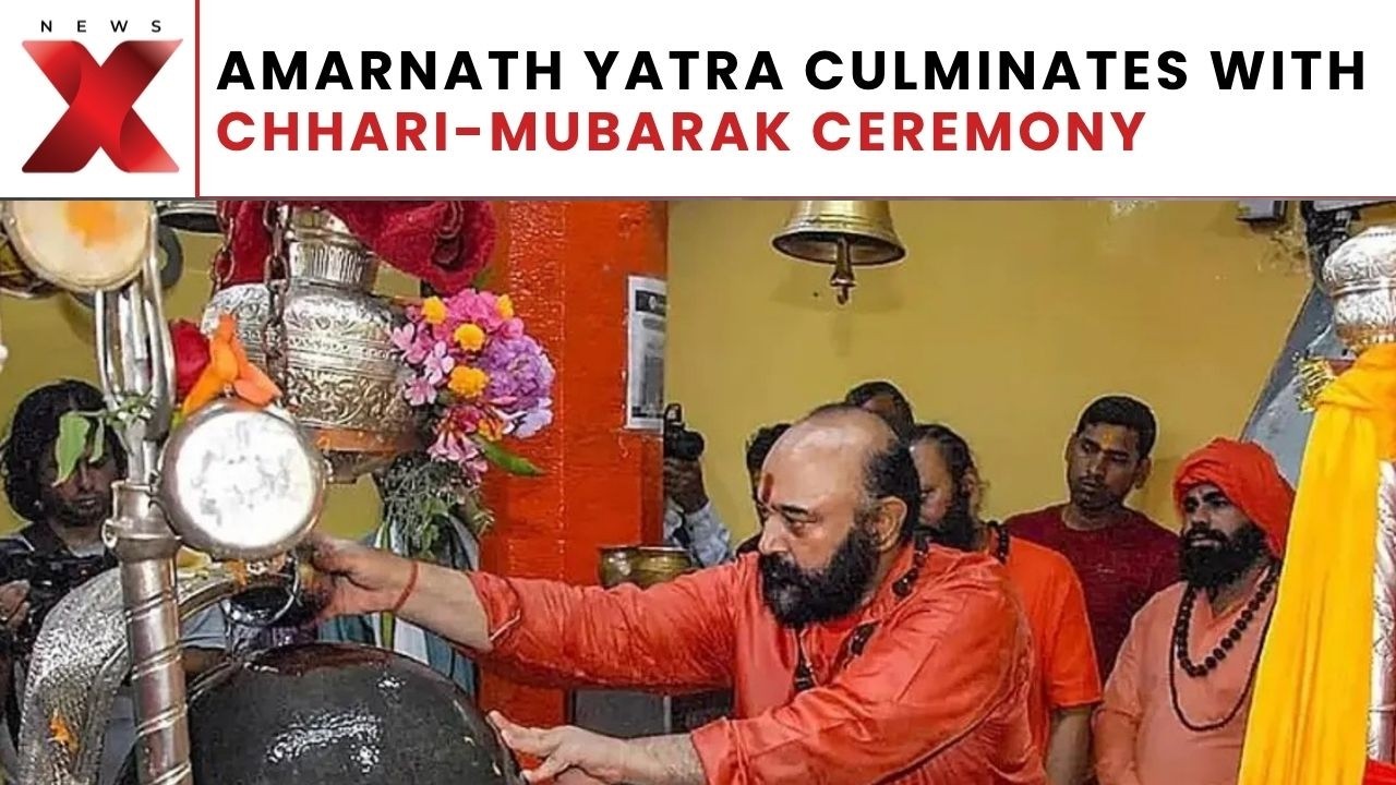 Amarnath Yatra Culminates In Pahalgam With Chhari-Mubarak Ceremony | NewsX