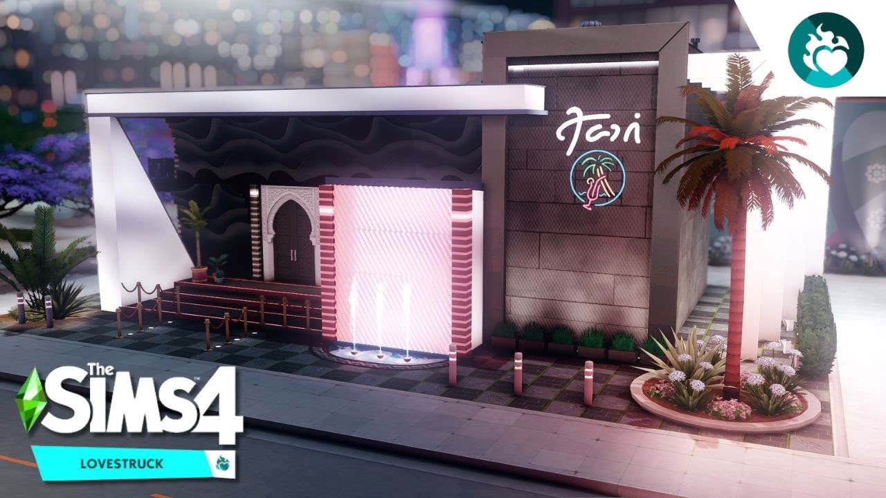 MIRADOR DEL AMOR NIGHT CLUB - CIUDAD ENAMORADA  LOVE STRUCK - THE SIMS 4