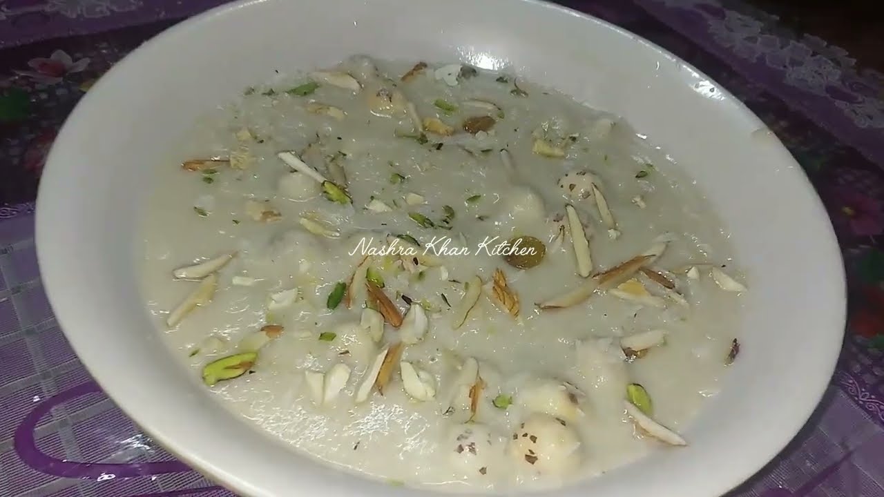 Authentic kharbuje ke Bej ki Kheer Recipe | Muskmelon Seed Kheer Recipe @NashraKhanKitchen