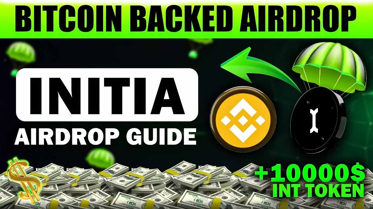 Binance Backed Free Airdrop | Initia Airdrop Guide  🪂 | Best Crypto Airdrop | Cryptocurrency