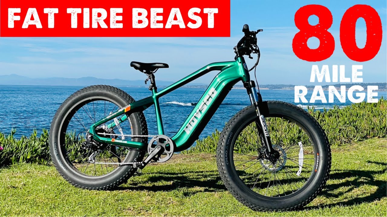 Hovsco HovAlpha Fat Tire Electric Road Bike (E-Bike) Review (28 mph!! 😳)
