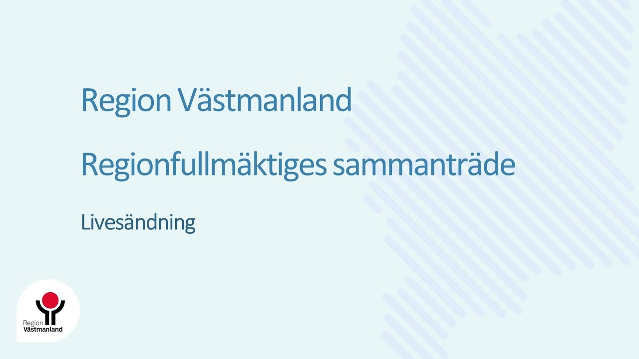 Regionfullmäktige 10 februari 2026