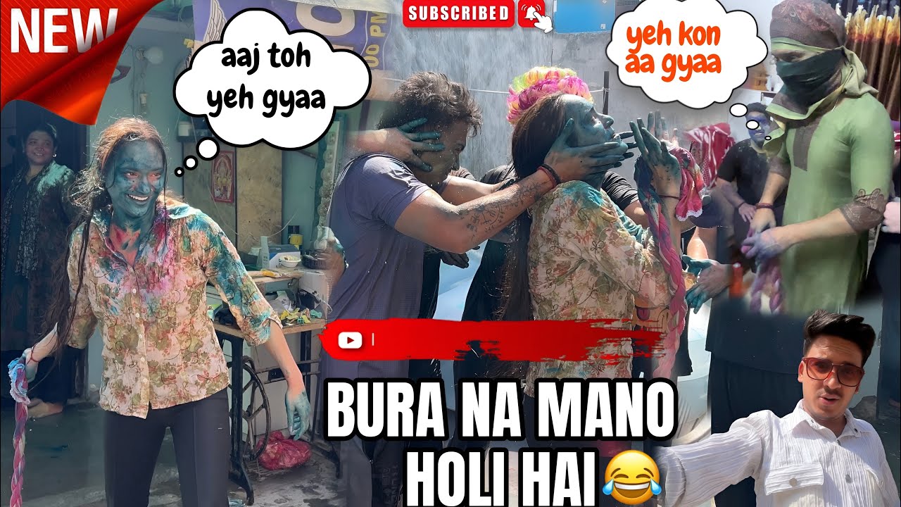 “Ye Holi Wale Din Hamare Yaha Kaun Aaya? 😱 | Holi Celebration With Cousins” 🥰❤️