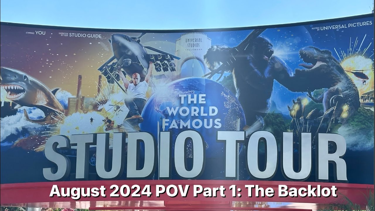 The Universal Studio Tour 4K POV Part 1
