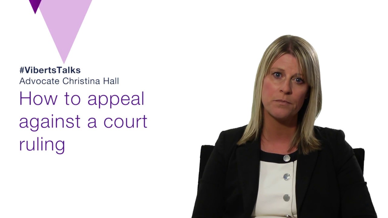 How to appeal against a court ruling