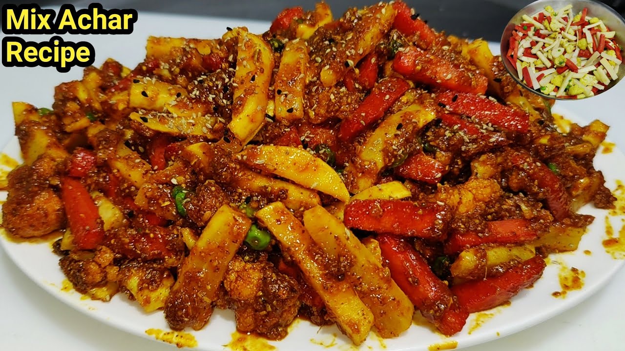 गाजर,मूली,गोभी,शलगम का चटपटा तीखा अचार | Mix Veg Achar | Pickle Recipe | Winter Special | Chef Ashok