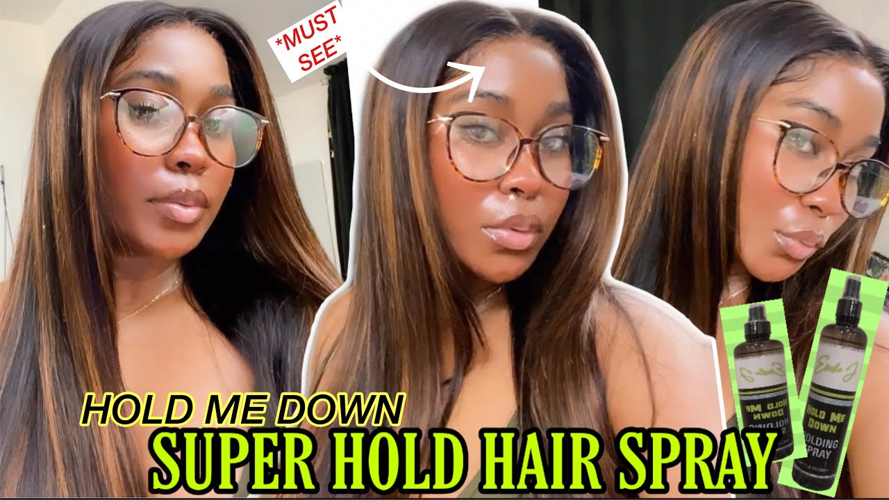 FULL INSTALL USING ERICKA J HOLD ME DOWN SPRAY | FT CELIE HAIR