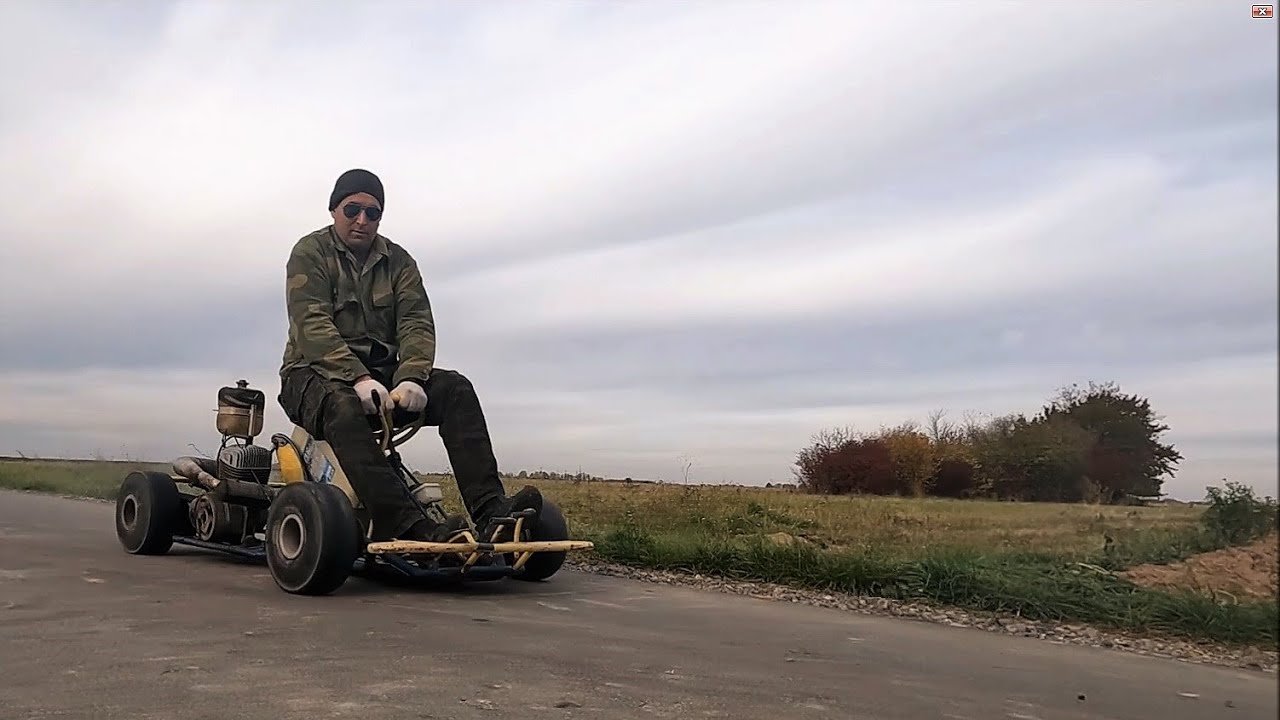Gokart z Silnikiem WSK 125/ Odpalanie i Testowanie Bolidu