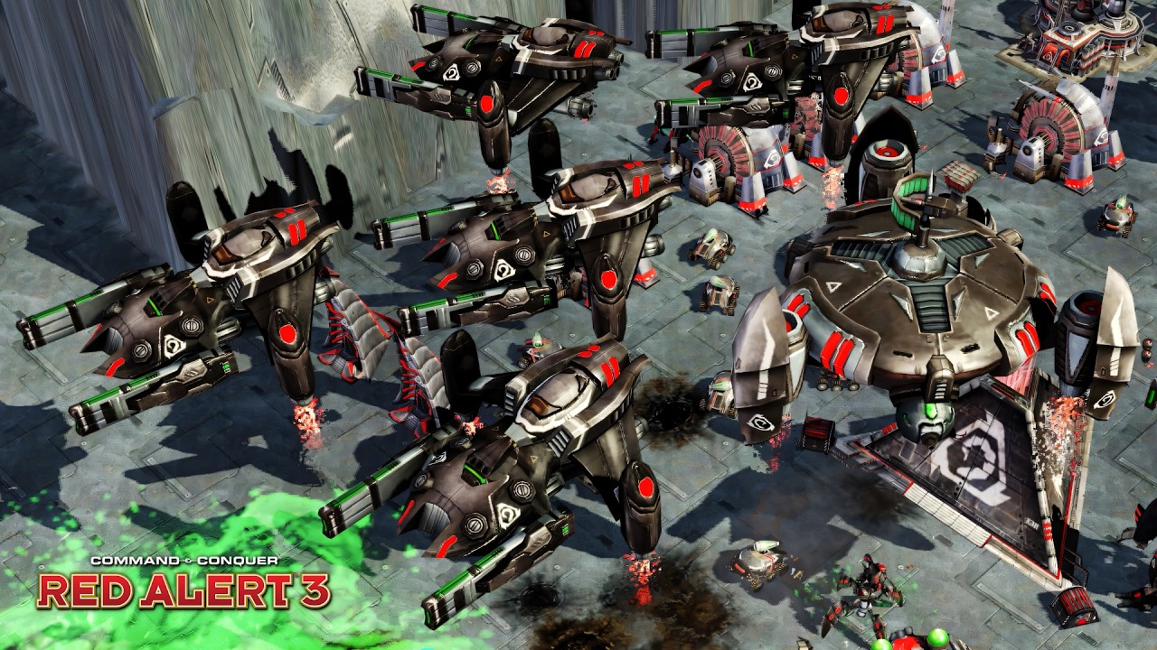 Red Alert 3 [мод «Воскрешение»] - NOD против 3 советских ИИ QE