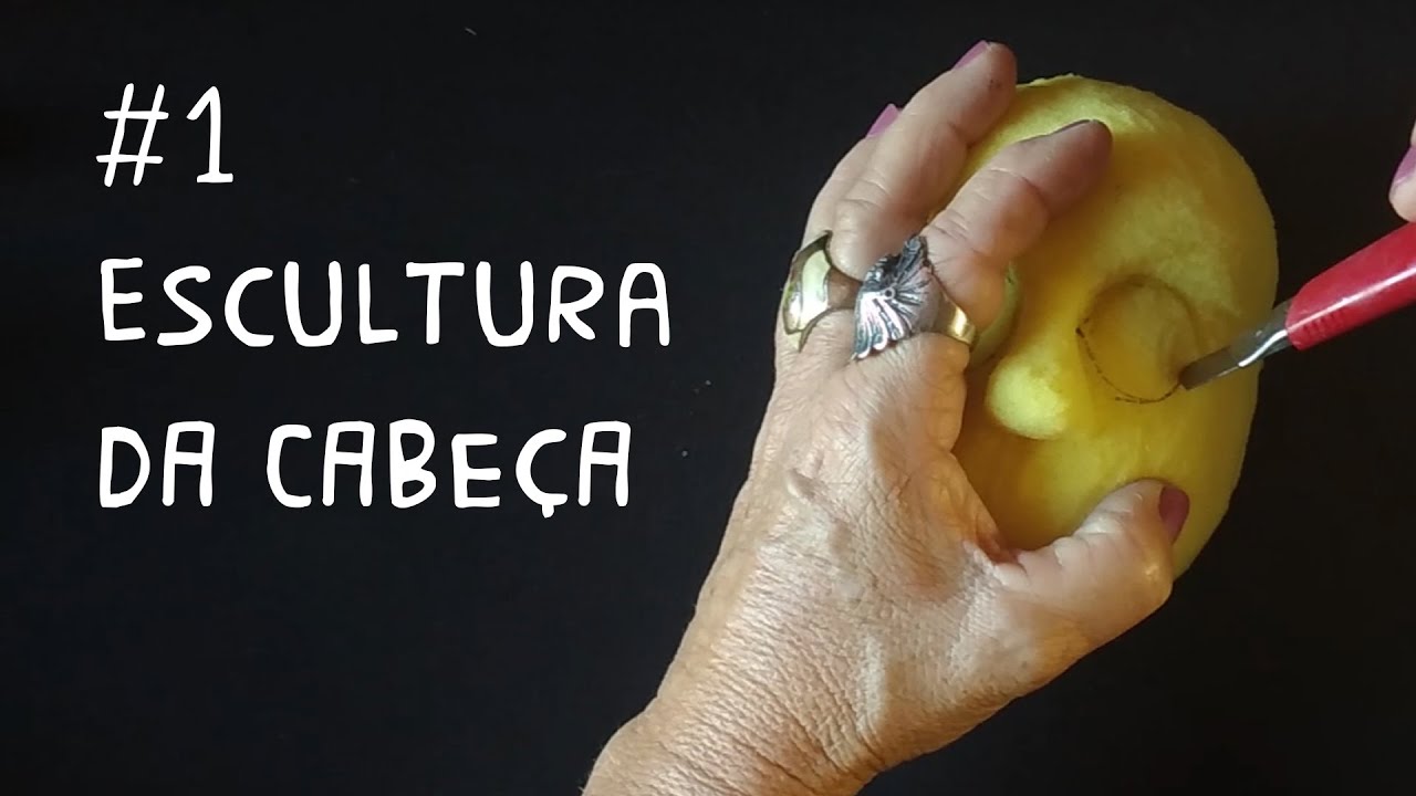 Criação de um boneco de espuma - #1 Escultura da cabeça