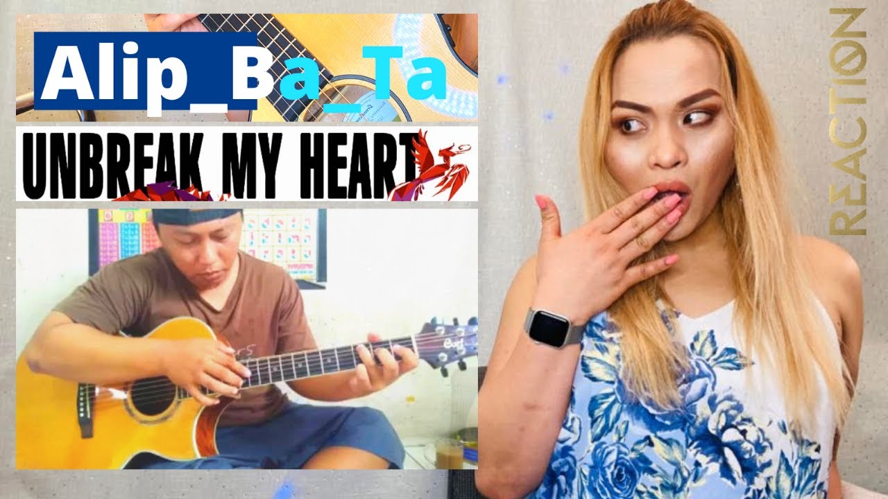 Alip Ba Ta | Tony Braxton - Unbreak My Heart (fingerstyle cover) | Alip_Ba_Ta | Reaction