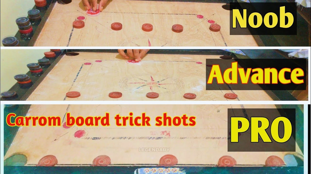 Noob to Pro  | Carrom board trick Amazing shots 😮