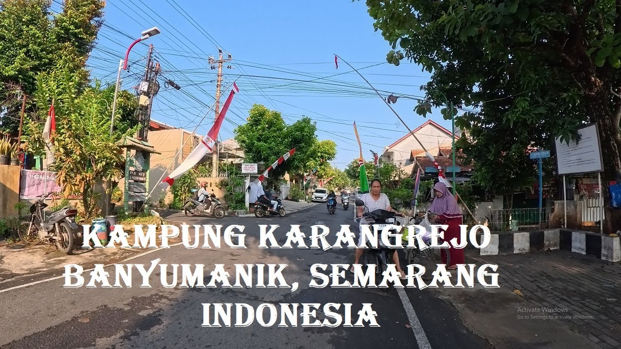 Walking Tour Kampung Karangrejo, Banyumanik, Semarang, Indonesia 🇮🇩
