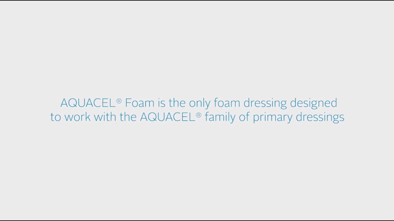 AQUACEL® Foam Dressings - Perfect Partners Comparison Video