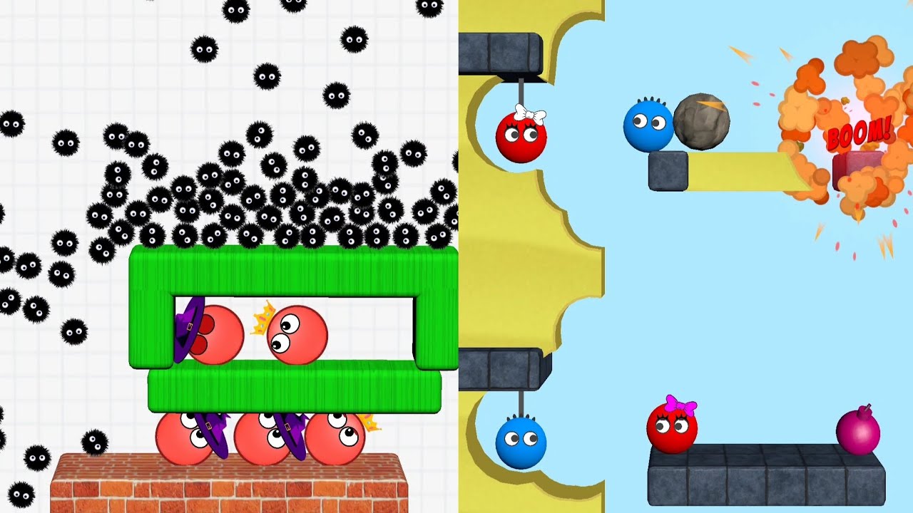 Hide Ball Vs Lucky Balls | Brain Teaser Speedrun Gameplay Max All Level's #technohackzgames 