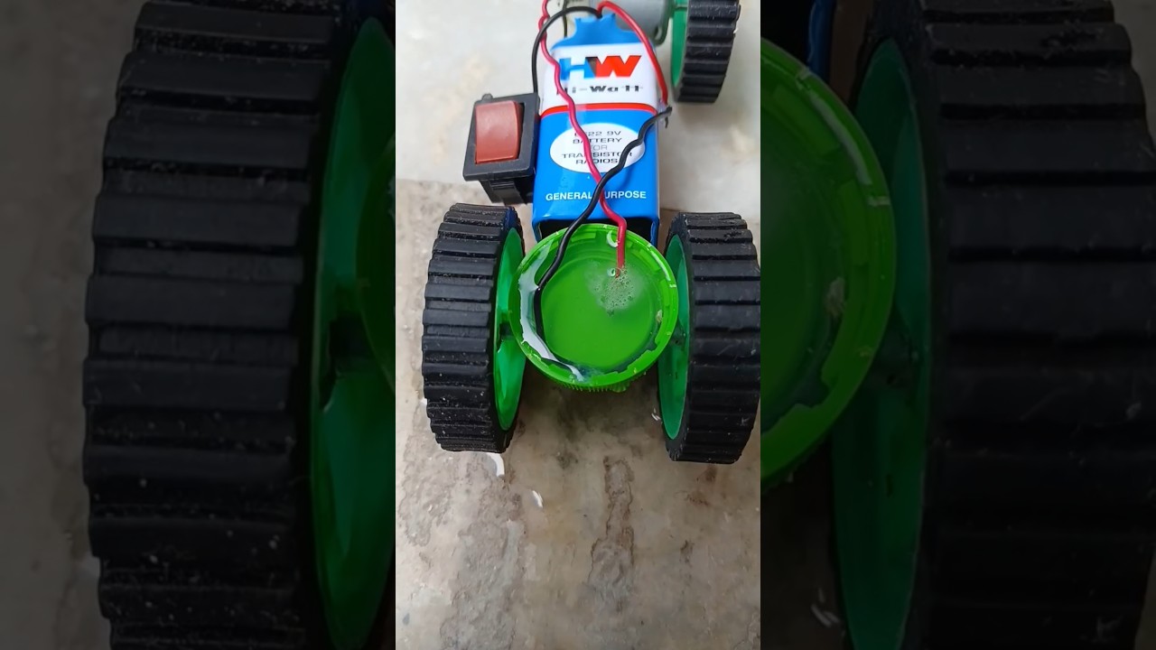 Science project / gear motor car ; myth burst