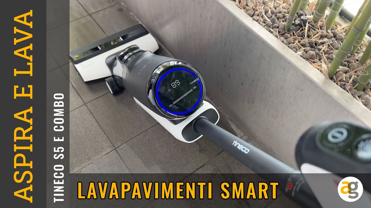 LAVAPAVIMENTI SMART TINECO S5. ASPIRA e LAVA BENISSIMO!