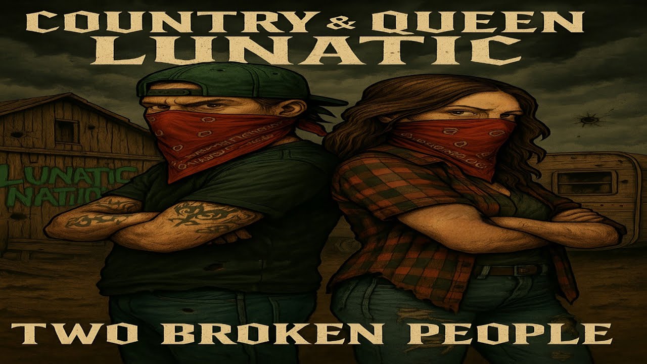 Two Broken People Country - Queen Lunatic #lunaticnation4life