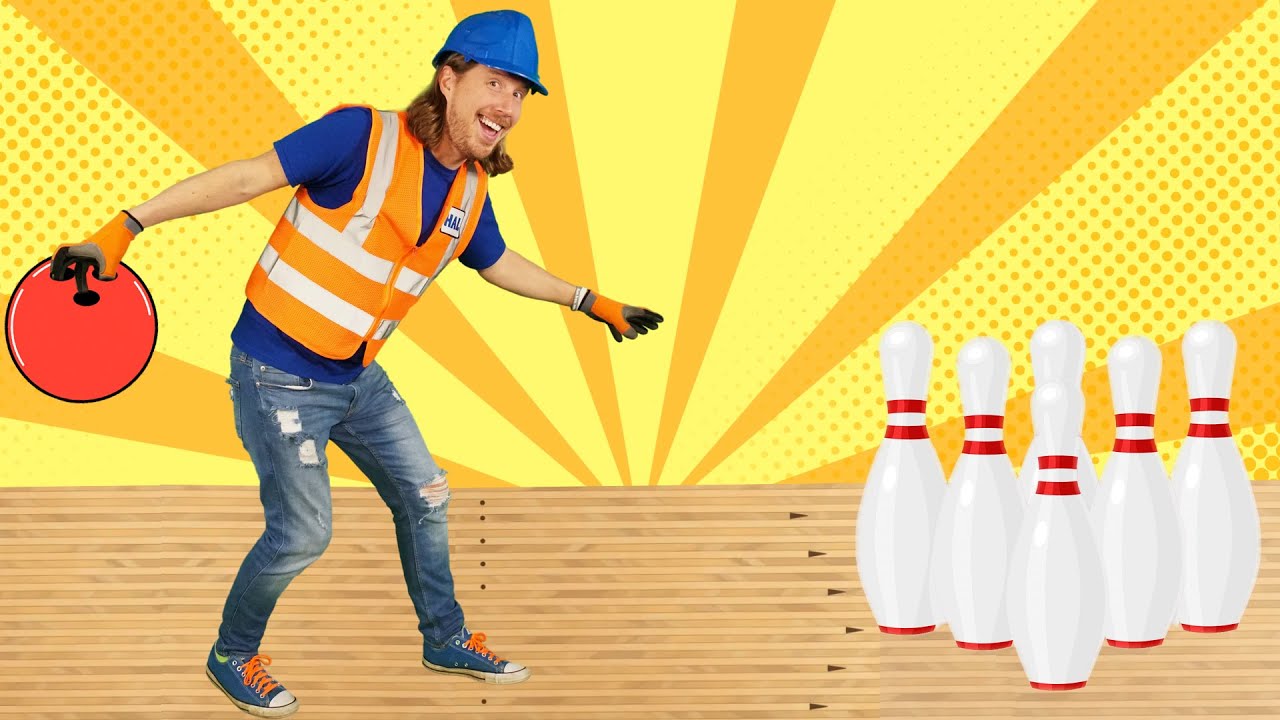 Bowling for Kids | Handyman Hal Explore Bowling Alley | Fun Videos for Kids