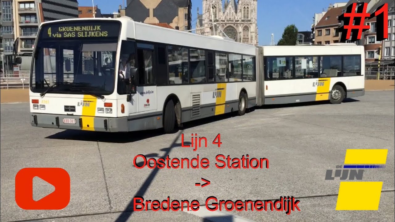 Lijn 4 Oostende Station - Bredene Groenendijk '20 #1