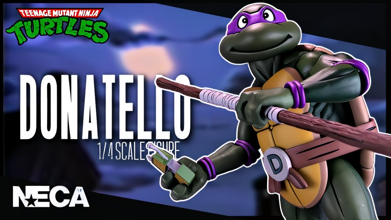 NECA Toys Teenage Mutant Ninja Turtles Giant Sized 1/4 Scale Donatello @The Review Spot