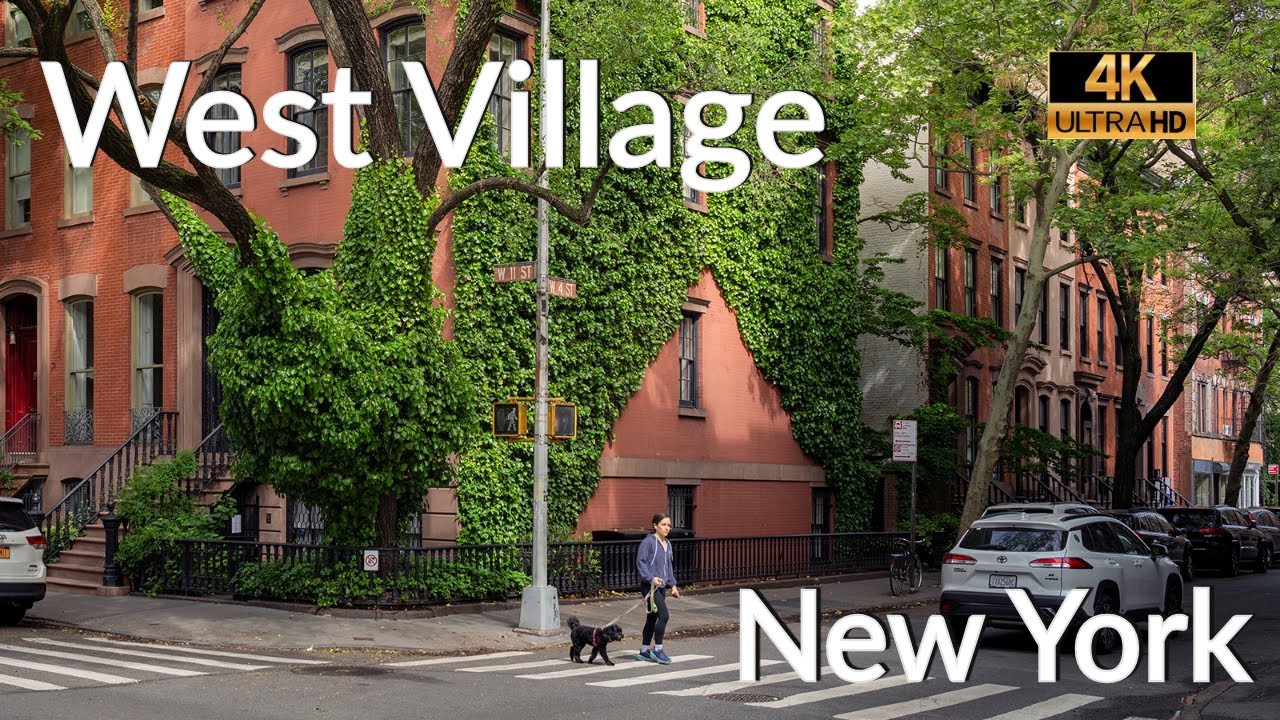 NYC Walk [4K] : West Village Tour 🚶‍♂️🌷📸