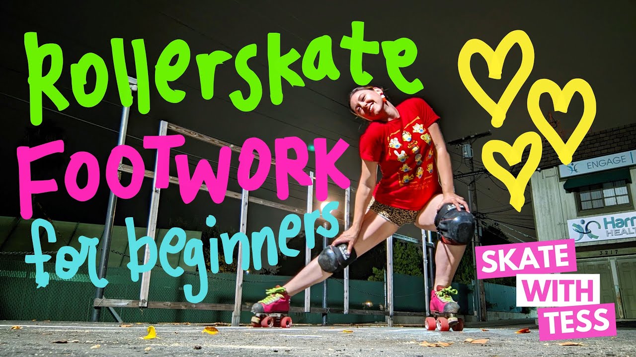Basic Footwork Skills on Rollerskates for BEGINNERS