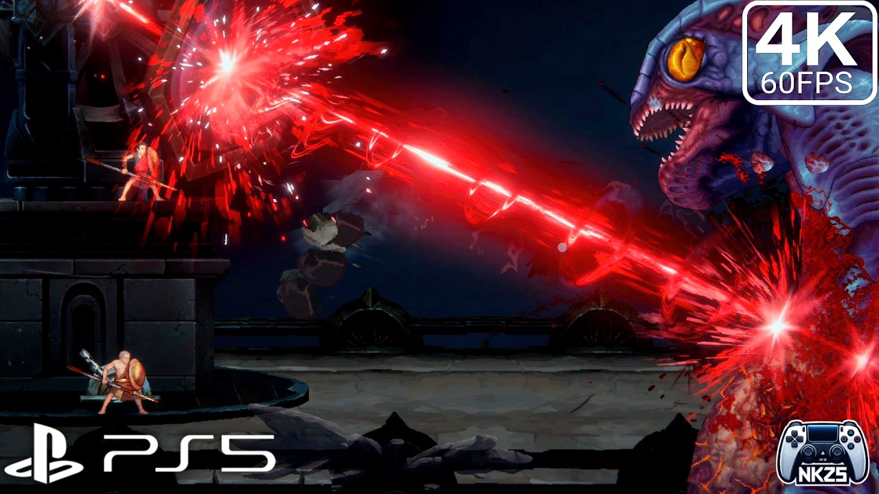 KRATOS VS SKOLOPENDRA! (Boss Fight) - God of War Sons of Sparta PS5 4K PT-BR
