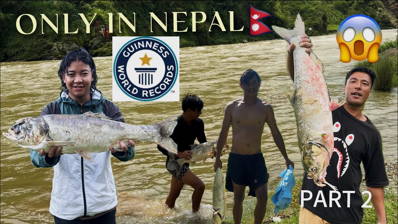 CATCHING BIG FISH IN FLOODED RIVER 😱 || @santosh-l2o3p @sushilgurung192