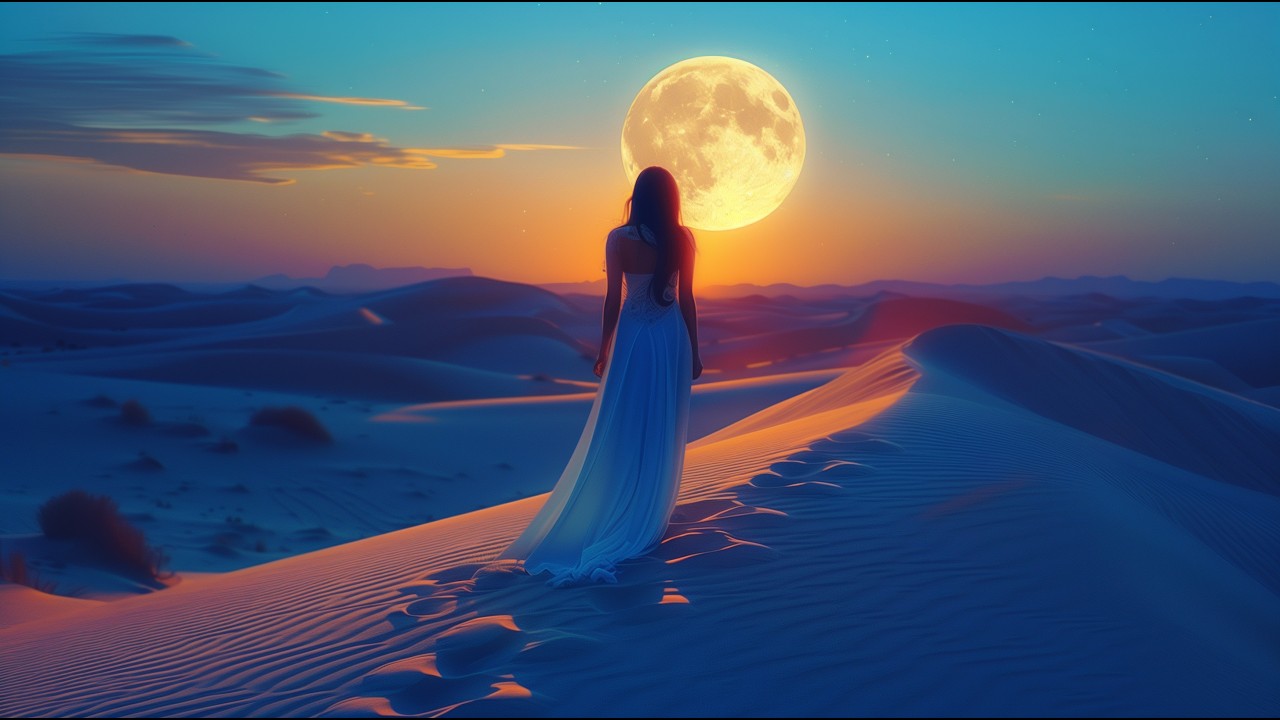 Midnight Desert Focus 🌙 | Deep Ambient Music for Work & Concentration (1 Hour)
