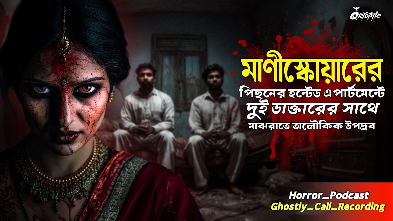 Mani Square এর পিছনে Haunted ফ্ল্যাটে ডাক্তারদের সাথে | Sotti Bhuter Ghotona |Ghostly Call Recording