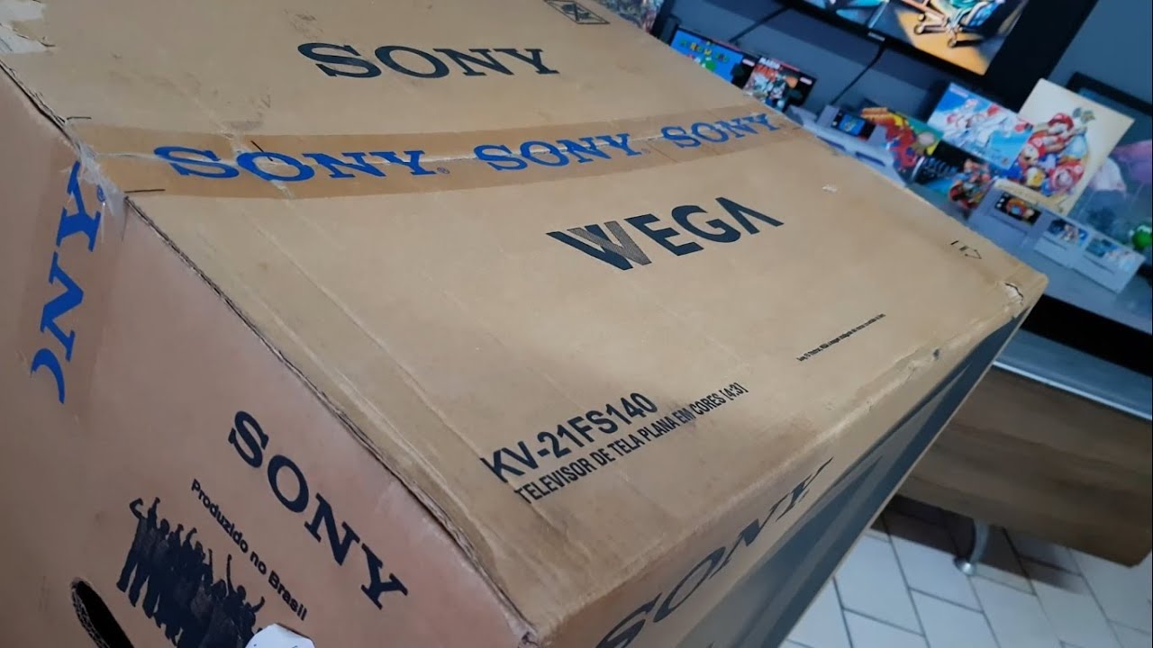 TV Sony Wega: Umboxing, aspectos técnicos e gameplay.