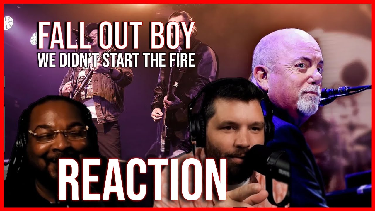 Fall Out Boy - We Didn't Start the Fire (REACTION)