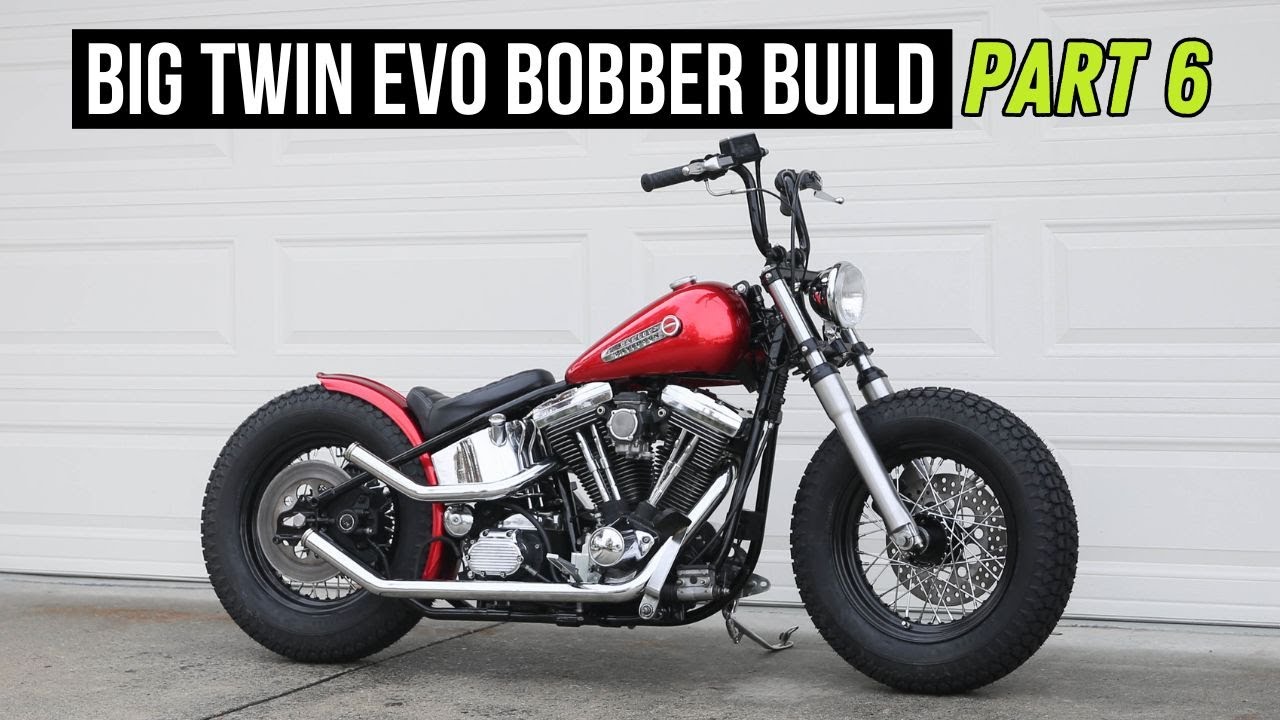 Сборка Big Twin Evo Bobber, часть 6 | Покраска Candy