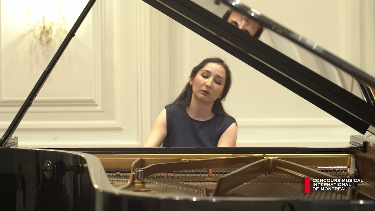 Tamila Salimdjanova performs at the Montreal Competition Piano 2021 semi-finals