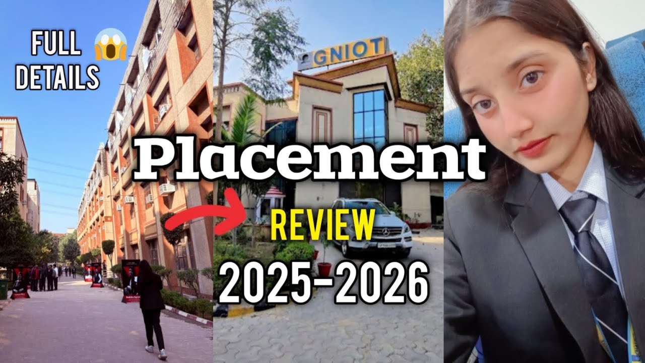 GNIOT Placement Review👩&zwj;🎓|2025-2026 Batch|full detail #gniot 
