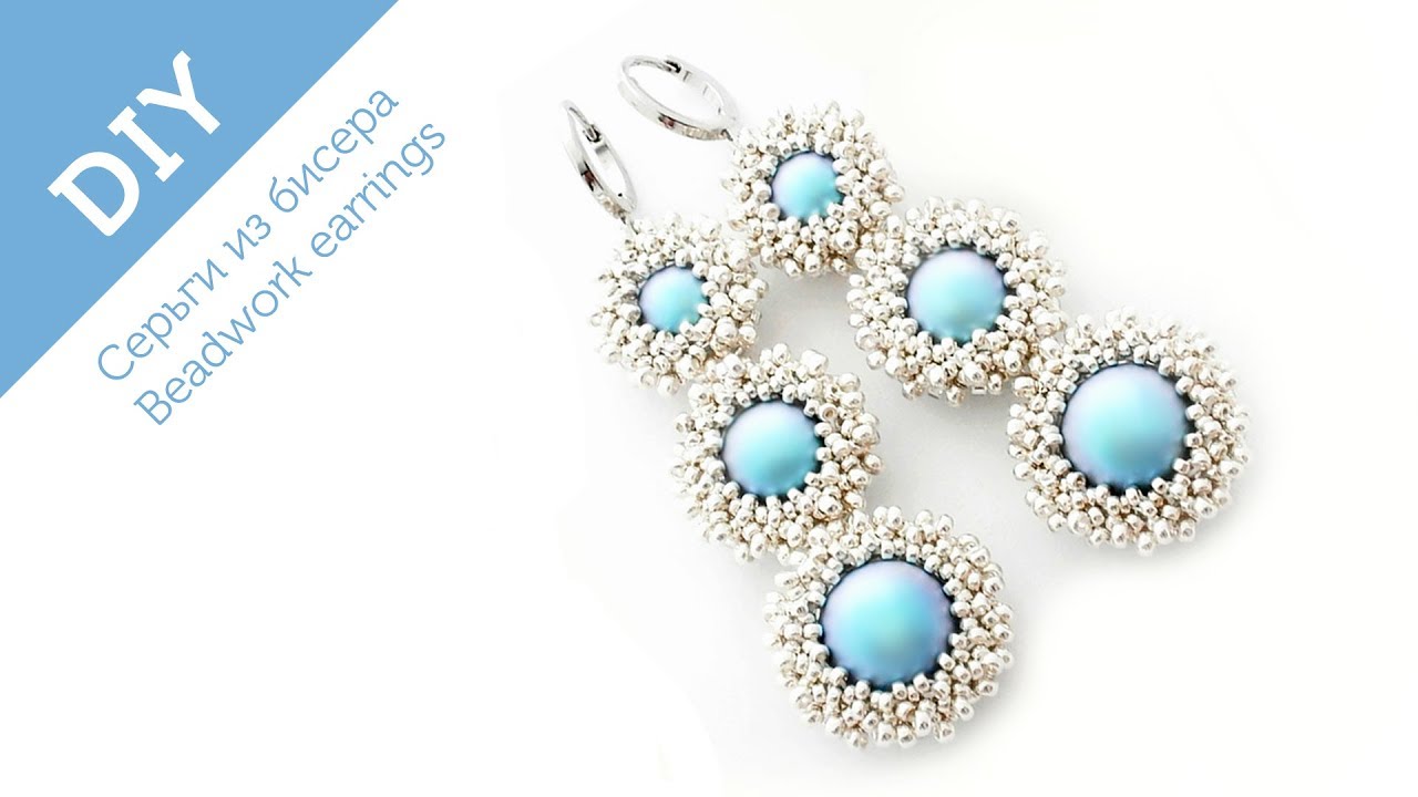 Beaded earrings tutorial #diy #tutorial #earrings #beadwork (2019)