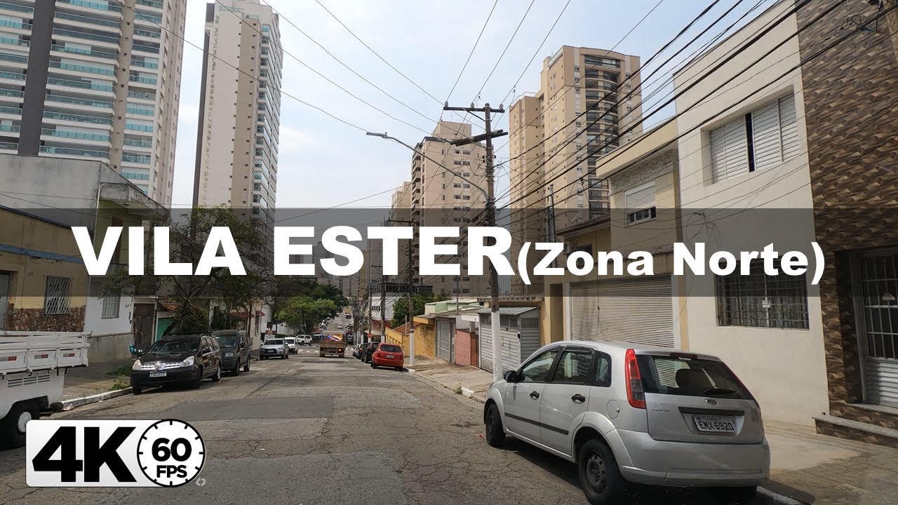 [4K60fps] Driving Vila Ester(Zona Norte) Sao Paulo Brazil -MT4K-
