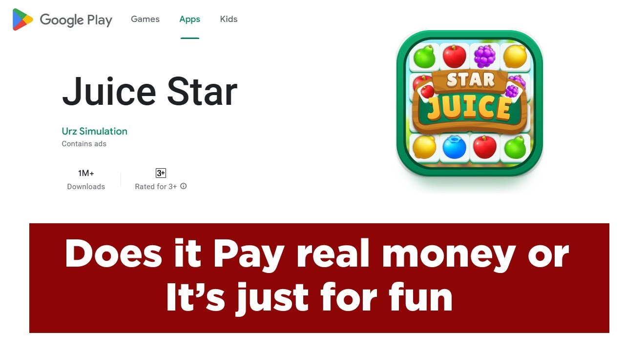 Juice Star legit or scam earning app | Juice Star Game Withdraw and How to use it