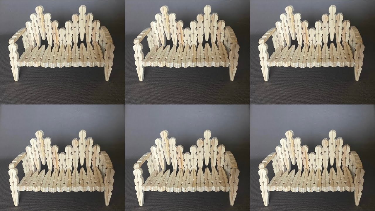 DIY Dollhouse Furniture | Easy ClotheSpin Crafts |