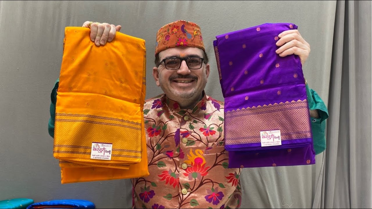 Kalanjali Paithani Silk Paithani new Collection  | Kasturi Paithani live