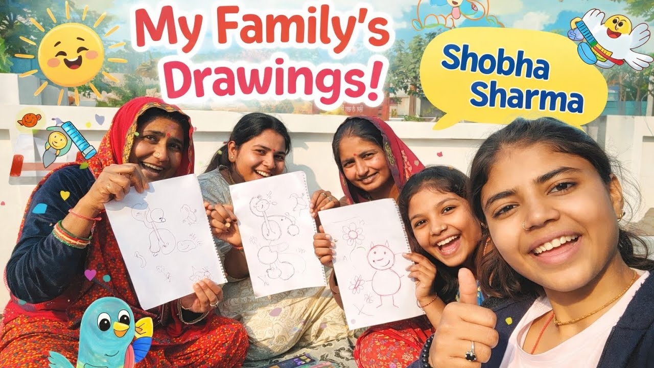 Itni hasi-mazaak wali drawing pehle kab ki thi? 😄❤️” @SHOBHA2206 