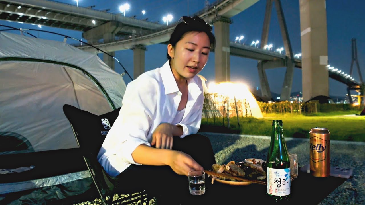 Solo Camping in the Middle of the Ocean in Korea | Solo Camping Ep 8