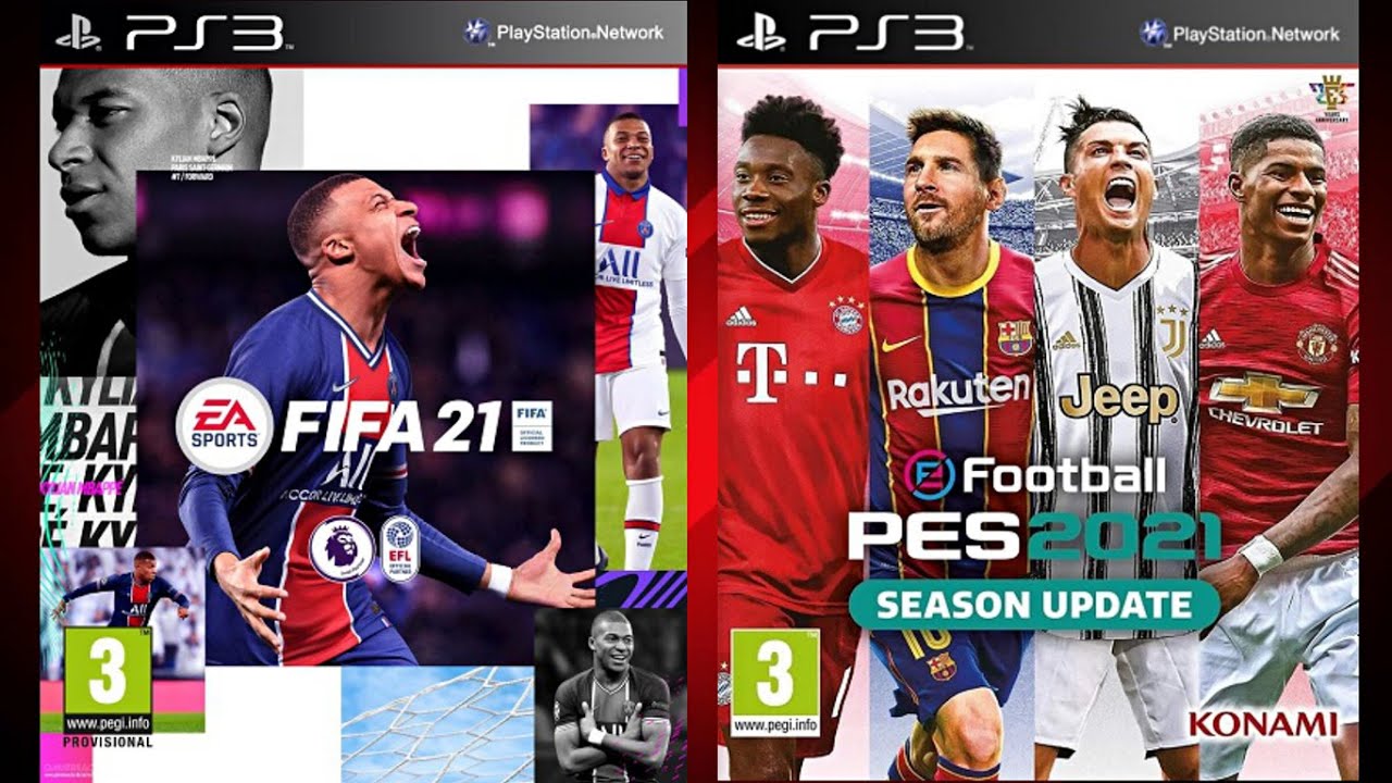 FIFA 2021 И PRO EVOLUTION PES 2021 ДЛЯ PS3