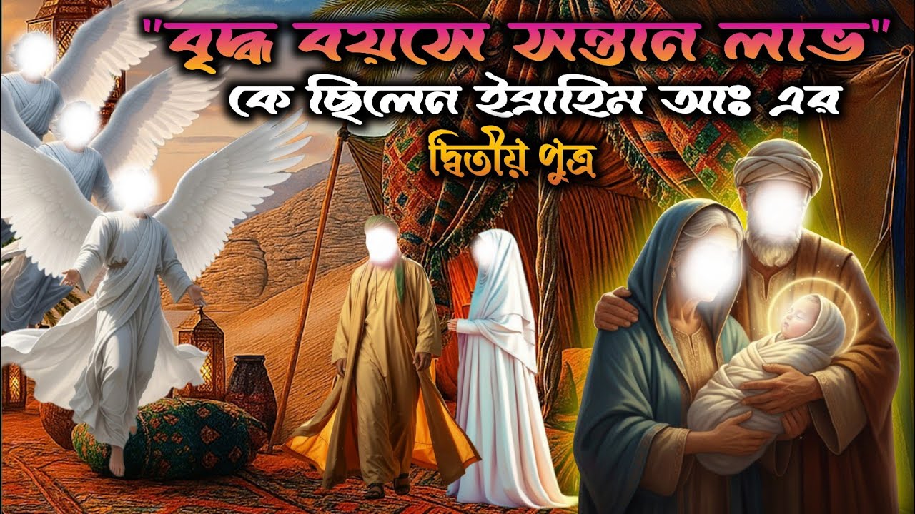 বৃদ্ধ বয়সে অলৌকিক সন্তান লাভ | হযরত ইসহাক (আঃ)-এর জন্মের বিস্ময়কর কাহিনী | ইব্রাহিম আঃ।। @dinehikmah