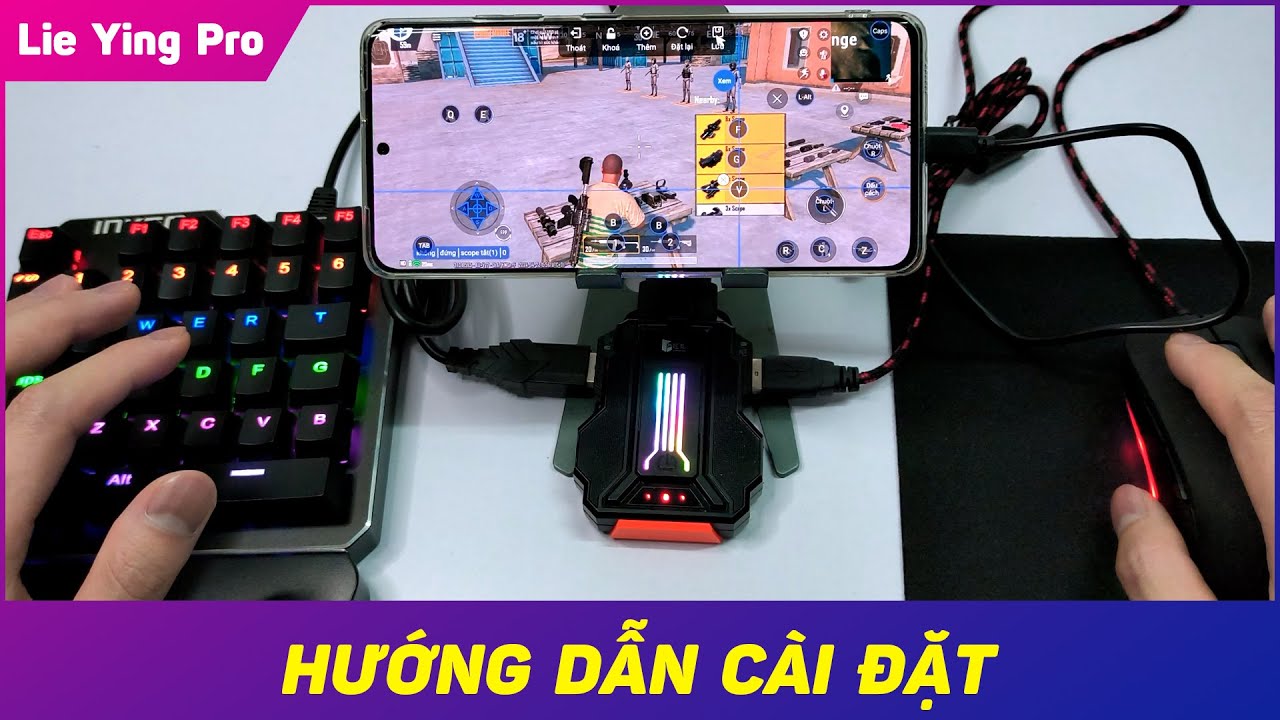 Lie Ying Pro | Hướng dẫn c&agrave;i đặt chơi PUBG Mobile