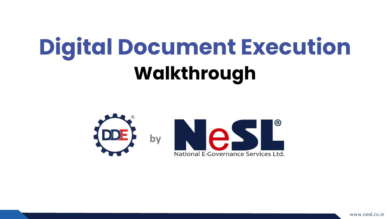 DDE | Digital Document Execution Walkthrough | English