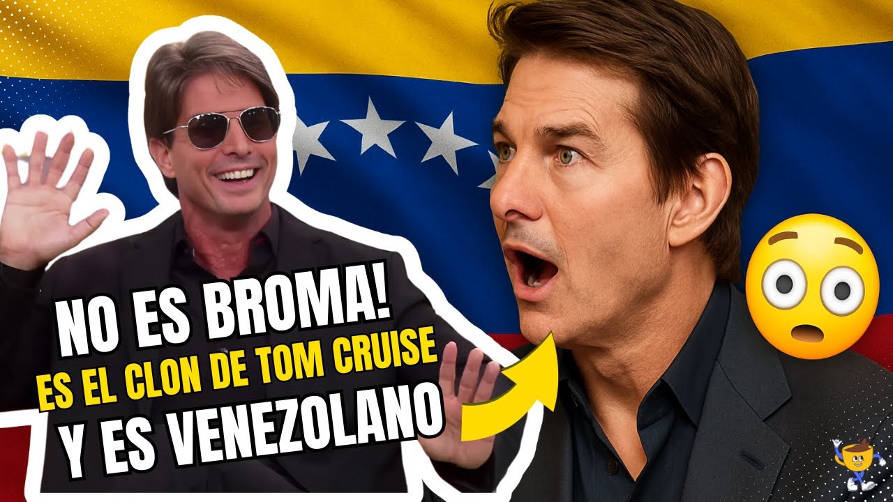 Este hombre es el clon de Tom Cruise y se llama Cristian Zia