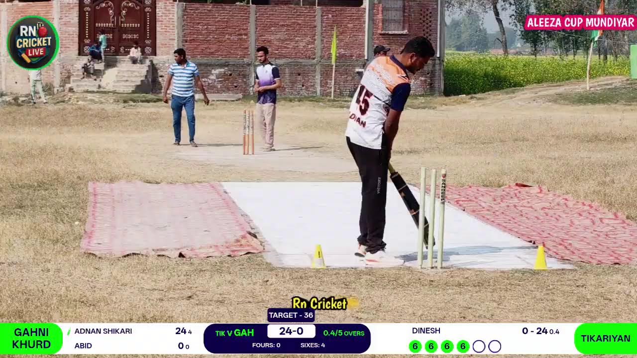 ALEEZ FASHION HUB GRAM SABHA FULL BOUNDRY CRICKET PRATIYOGITA.
GAHNI KHURD VS SEMRADEEH